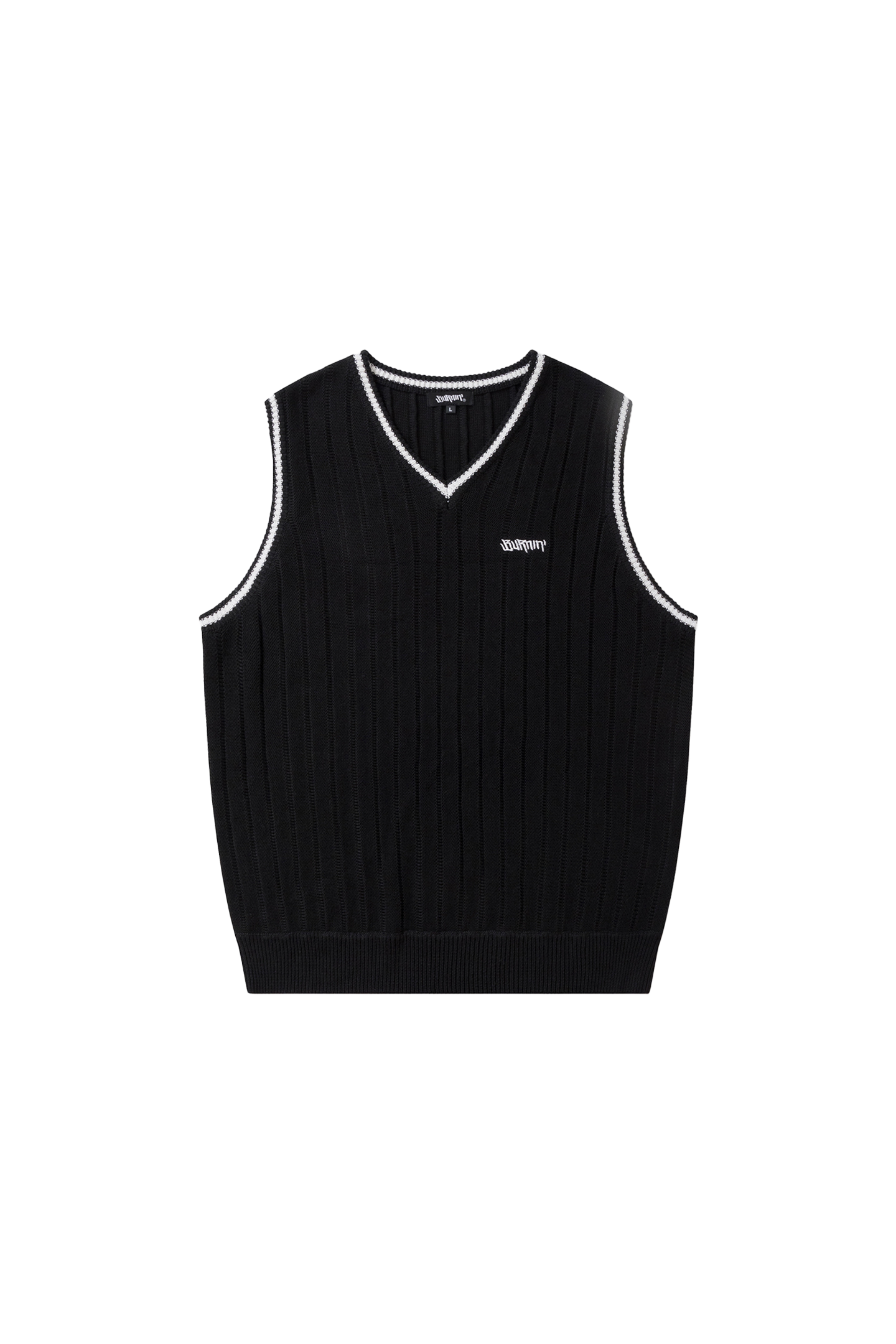 BURNIN* “97’series” v-neck custom knitted vest - PSYLOS 1, BURNIN* “97’series” v-neck custom knitted vest, T-Shirt, Burnin, PSYLOS 1
